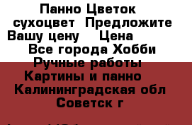 Панно Цветок - сухоцвет. Предложите Вашу цену! › Цена ­ 4 000 - Все города Хобби. Ручные работы » Картины и панно   . Калининградская обл.,Советск г.